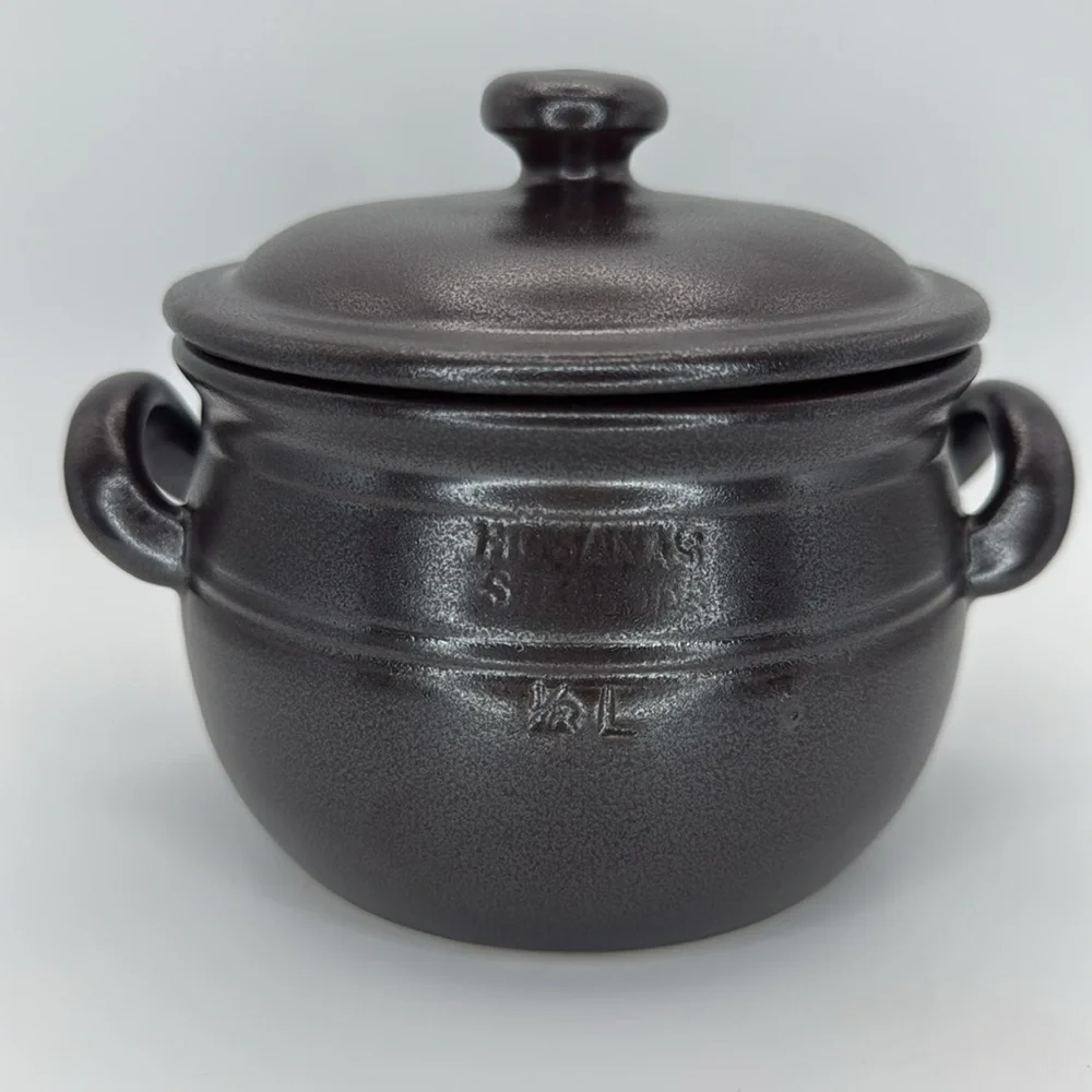Vintage Hoganas Keramik Bean Pot Stoneware - Picture 5 of 11